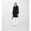 Mittellanger Paisley-Spitzen-Foxfield-Trench Coat