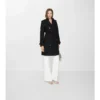 Mittellanger Paisley-Spitzen-Foxfield-Trench Coat