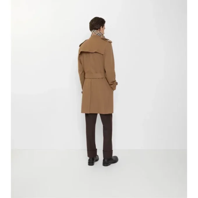 Mittellanger Trench Coat aus Kaschmir