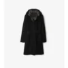 Mittellanger, wendbarer Woll-Car Coat