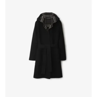 Mittellanger, wendbarer Woll-Car Coat