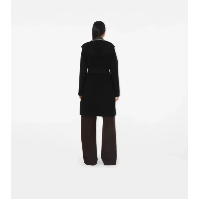 Mittellanger, wendbarer Woll-Car Coat