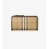 Mittlere Check-Brieftasche