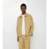 Overshirt aus Baumwolle mit Karomuster und Reißverschluss