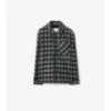 Overshirt aus Wolle mit Karomuster