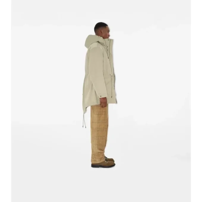 Parka aus Nylonmischung mit abnehmbarem Innenfutter