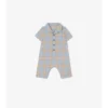 Playsuit aus Baumwolle mit Karomuster