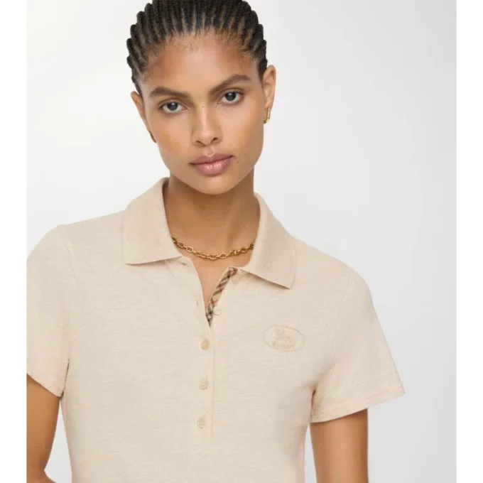 Polo-Kleid aus Baumwolle