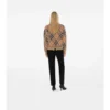 Pullover aus Wolle-Mohair-Mischung mit Karomuster