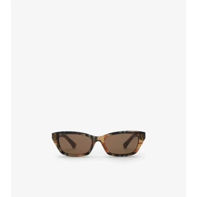 Rechteckige Sonnenbrille mit Farbverlauf