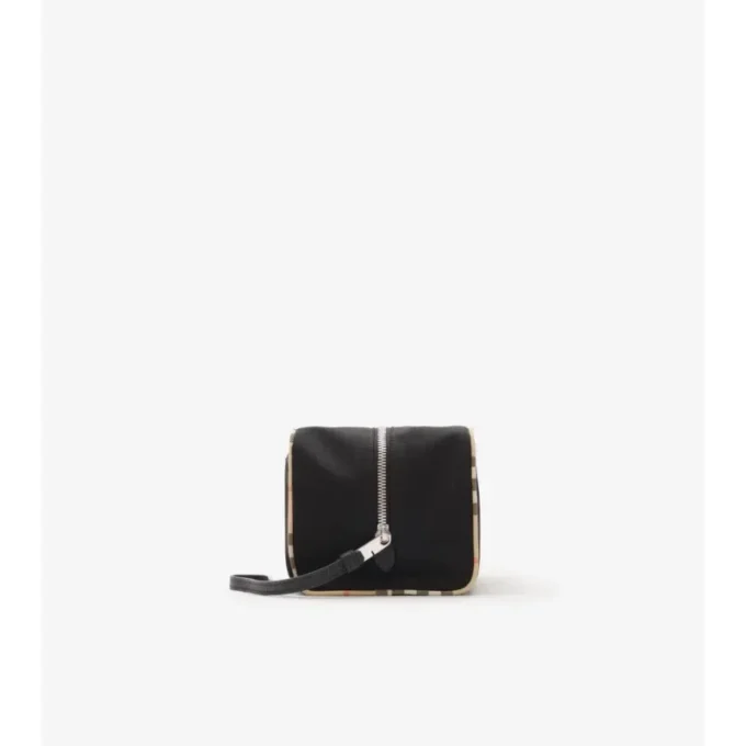 Reisetasche mit großem Karomuster