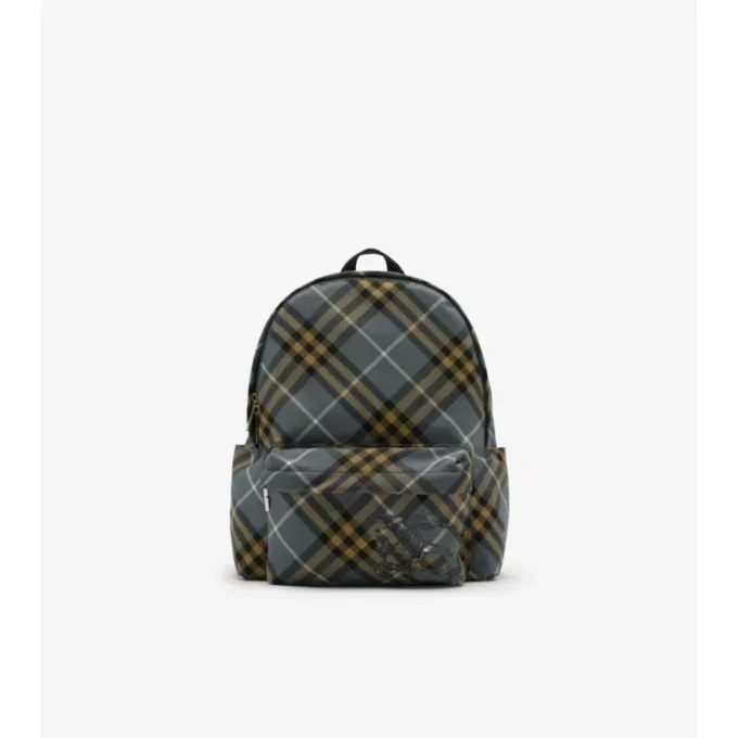 Rucksack mit kleinem Karomuster
