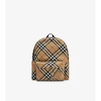 Rucksack mit kleinem Karomuster
