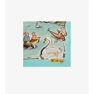 Seiden-Schal „Swan Lake“