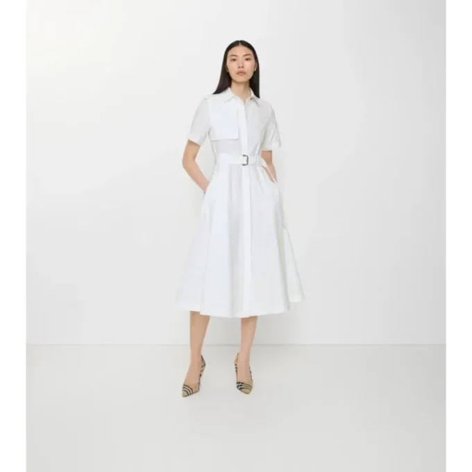 Shirtkleid aus Baumwollpopeline