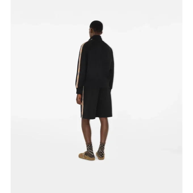 Shorts aus Baumwollmischgewebe mit Karomuster