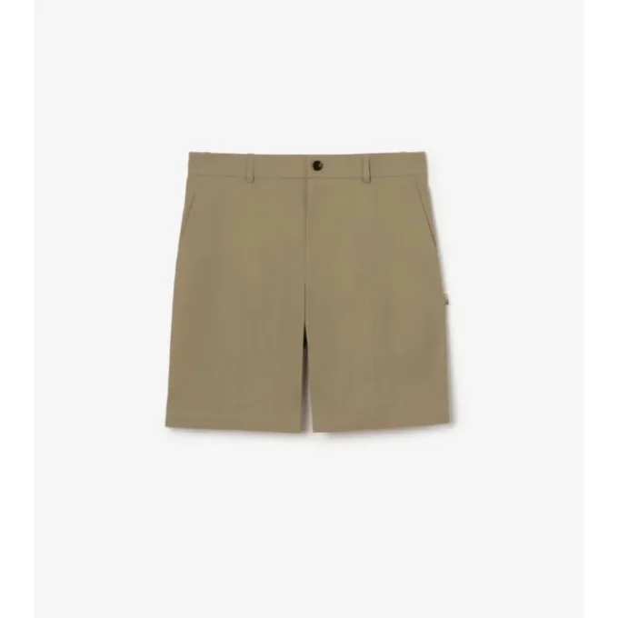 Shorts aus Baumwolltwill