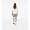 Shorts aus Stretch-Baumwolle mit Karomuster