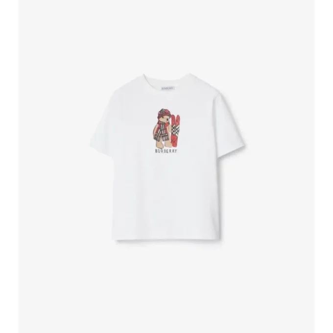 Ski Bear Baumwoll-T-Shirt