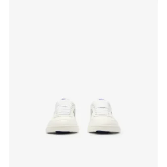 Sneaker aus Leder mit Karomuster