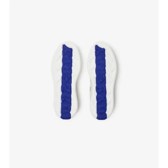 Sneaker aus Leder mit Karomuster
