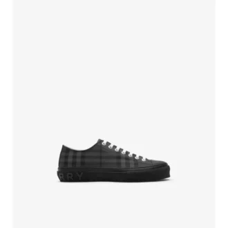 Sneaker aus Nylon-Mischgewebe mit Karomuster
