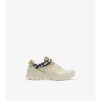 Sneaker „Discover“ mit Karomuster und Mesh 