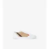 Sneaker mit Karomuster und Leder