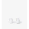 Sneaker mit Karomuster und Leder