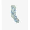 Socken aus Baumwollmischung mit Karomuster