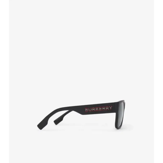 Sonnenbrille mit quadratischem Rahmen und Logo-Detail