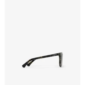 Square-Sonnenbrille mit Karomuster 