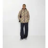Steppjacke mit Kapuze aus Nylon im Burberry-Karomuster