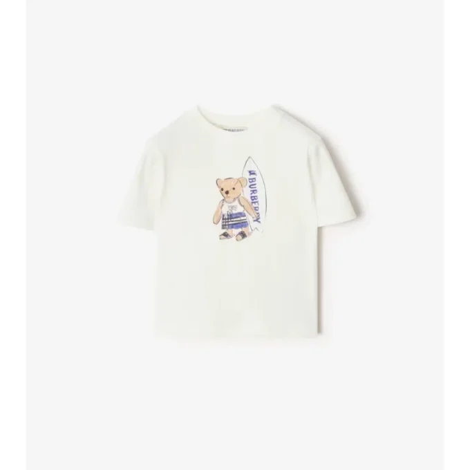 Surfer Bear Baumwoll-T-Shirt