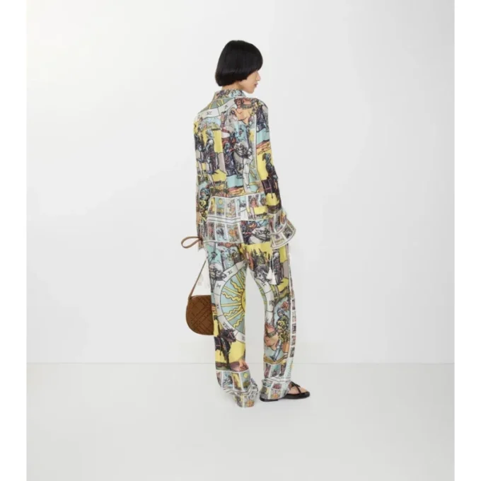 Tarot-Seiden-Pyjama-Hose