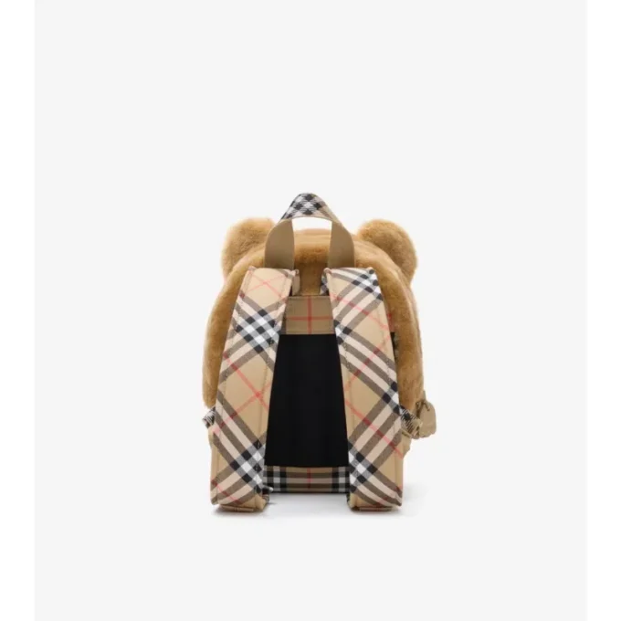 Teddy-Rucksack aus Kunstfell