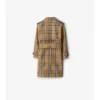 Trench Coat aus Baumwolltwill mit Karomuster
