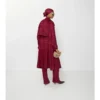 Trench Coat aus Seide mit Karomuster