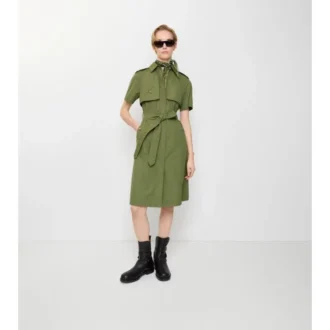 Trenchkleid aus Baumwollpopeline