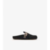 Urchin-Clogs aus Wildleder mit Karomuster