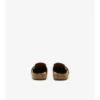 Urchin-Clogs aus Wildleder mit Karomuster