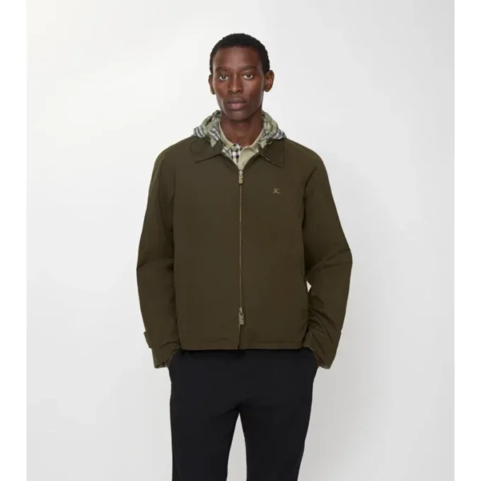 Wendbare Baumwolljacke mit Karomuster