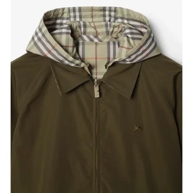 Wendbare Baumwolljacke mit Karomuster
