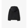 Wendbare Fleece-Kapuzenjacke mit Karomuster