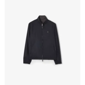 Wendbare Harrington-Jacke aus Baumwolle