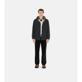 Wendbare Kapuzenjacke aus Nylon mit Karomuster