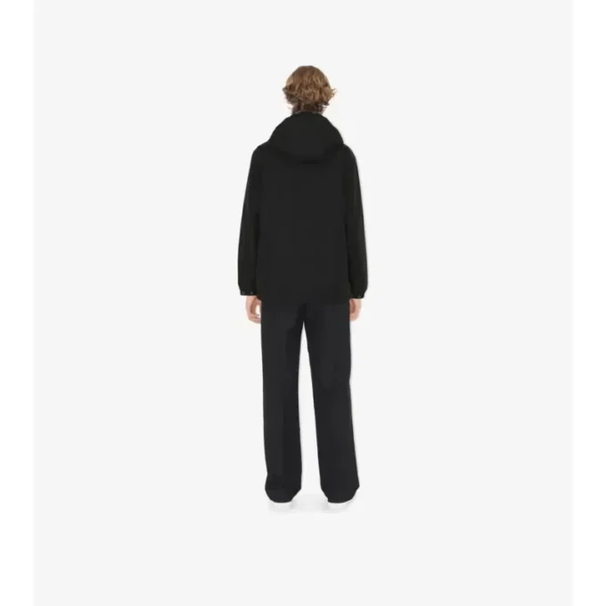 Wendbare Kapuzenjacke aus Nylon mit Karomuster