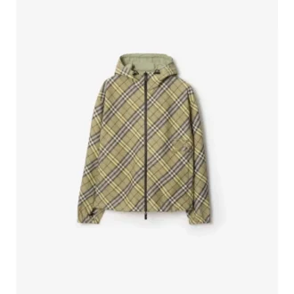 Wendbare Kapuzenjacke mit Karomuster