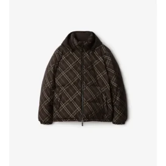 Wendbare Snowdon-Steppjacke mit Karomuster
