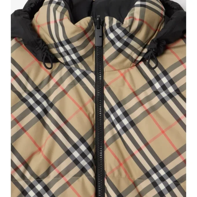 Wendbare Snowdon-Steppjacke mit Karomuster